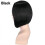 Peluca bob corta 35cm/13.77in, 160 g, resistente al calor 6