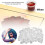 100 pezzi coppe per tatuaggi L16mm M13mm S11mm Bianco 7