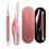 Kit de cure-oreilles LED en acier inoxydable or rose/argent 2