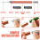 Kit de cure-oreilles LED en acier inoxydable or rose/argent 3