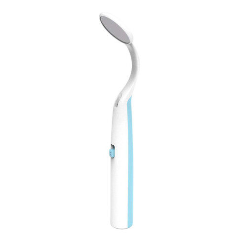 Specchio dentale LED da 14  2,7  2,7 cm, in plastica, 3  batterie