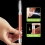 Kit de cure-oreilles LED en acier inoxydable or rose/argent 7