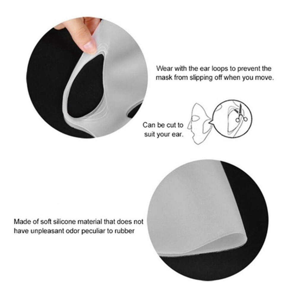 Reusable Silicone Face Skin Care Mask for Sheet Mask Reuse Waterproof Mask