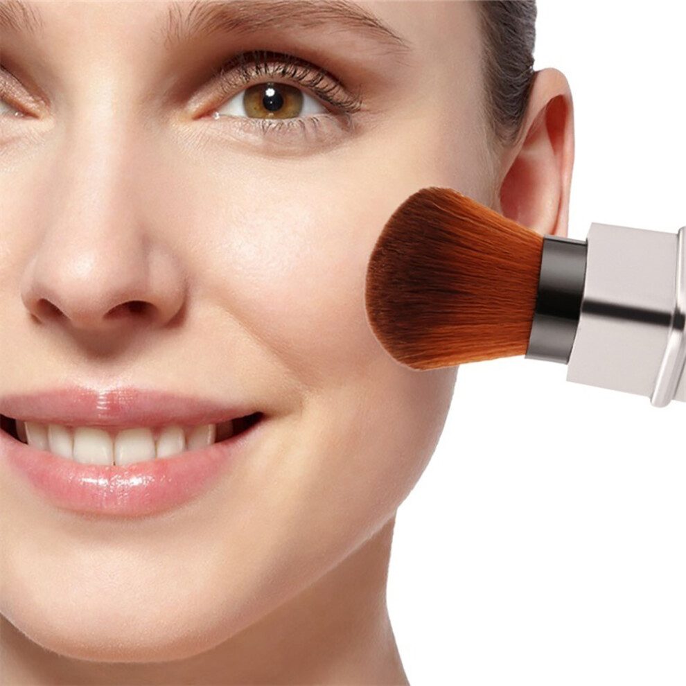 Cream 1Pcs Retractable Makeup Brush Cosmetic Tool For Concealer Powder