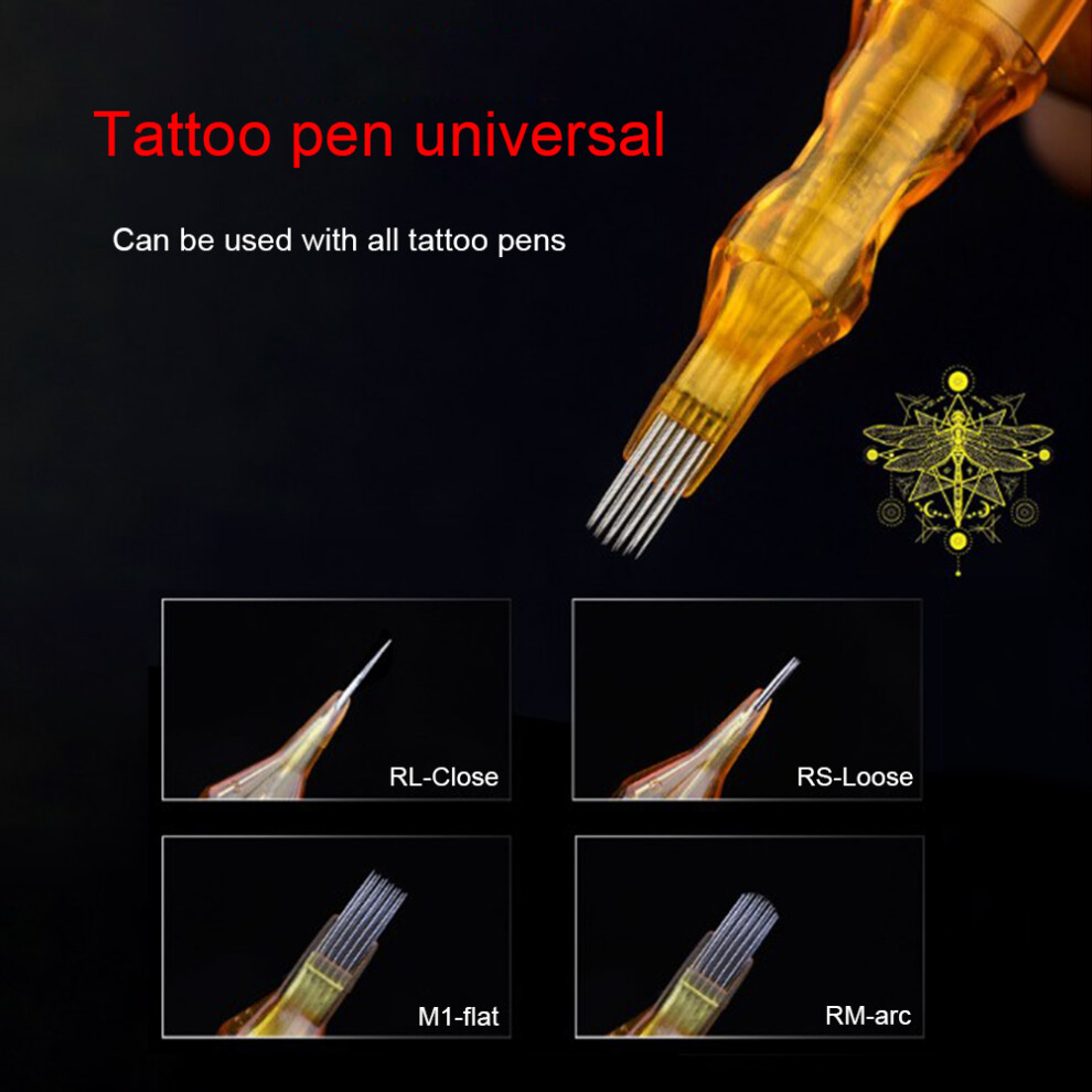 20Pcs Tattoo Cartridge Needles Disposable Tattoo Needles Tattoo Supply