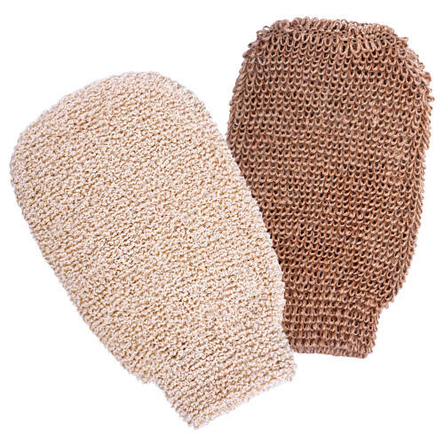 2 pièces Gants de bain et de douche 21x11,5x0,6 cm 1