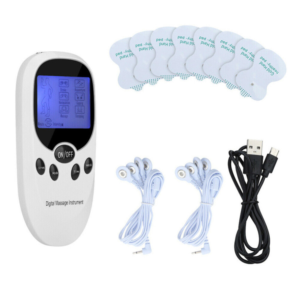 Electro Stimulation Device Muscle Nervous Stimulation Device 2 Channel Stimulation Device for Relaxing Back Neck Shoulders Joint Leg-image-OPC-PHVR8KY-NEW