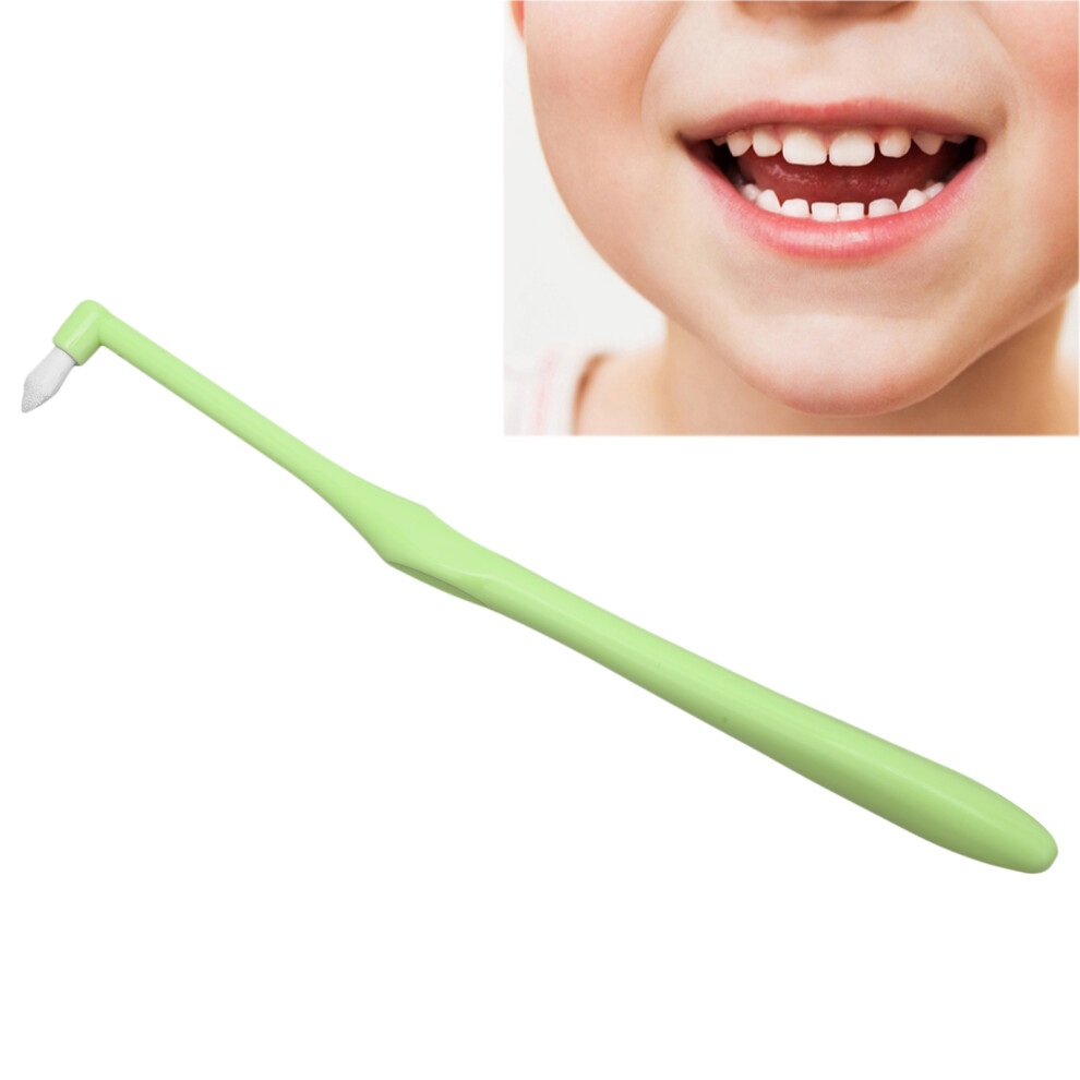 Single Interspace Brush Orthodontic Dental Toothbrush Braces Cleaning ToothbrushGreen