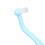 Scovolino interdentale a testa morbida portatile blu 9