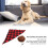Set cappello da cowboy e sciarpa per cane a quadri marrone e rosso 4