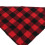 Set cappello da cowboy e sciarpa per cane a quadri marrone e rosso 6