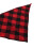 Set cappello da cowboy e sciarpa per cane a quadri marrone e rosso 11