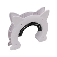 Porta per gatti Ago in acciaio inox 22.5x26.5x5.5 cm Bianco