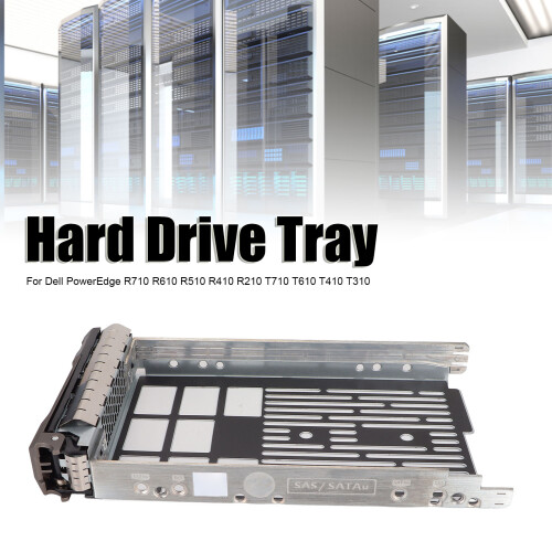 F238F Bandeja HDD de 3,5 pulgadas, SAS/SATA, plateado/negro 2