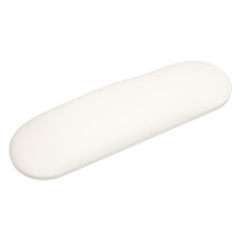 Cuscino per mano da salone per unghie in pelle PU, bracciolo per nail art, bianco