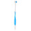 Raschialingua ergonomico, plastica, blu, igiene orale 6