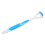 Raschialingua ergonomico, plastica, blu, igiene orale 15
