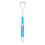 Raschialingua ergonomico, plastica, blu, igiene orale 13
