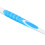 Raschialingua ergonomico, plastica, blu, igiene orale 10