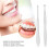 Spazzolino da denti bianco con setole a ciuffi e set interdentale, 2 pezzi, Standard 12
