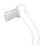 Spazzolino da denti bianco con setole a ciuffi e set interdentale, 2 pezzi, Standard 8