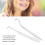 Spazzolino da denti bianco con setole a ciuffi e set interdentale, 2 pezzi, Standard 11