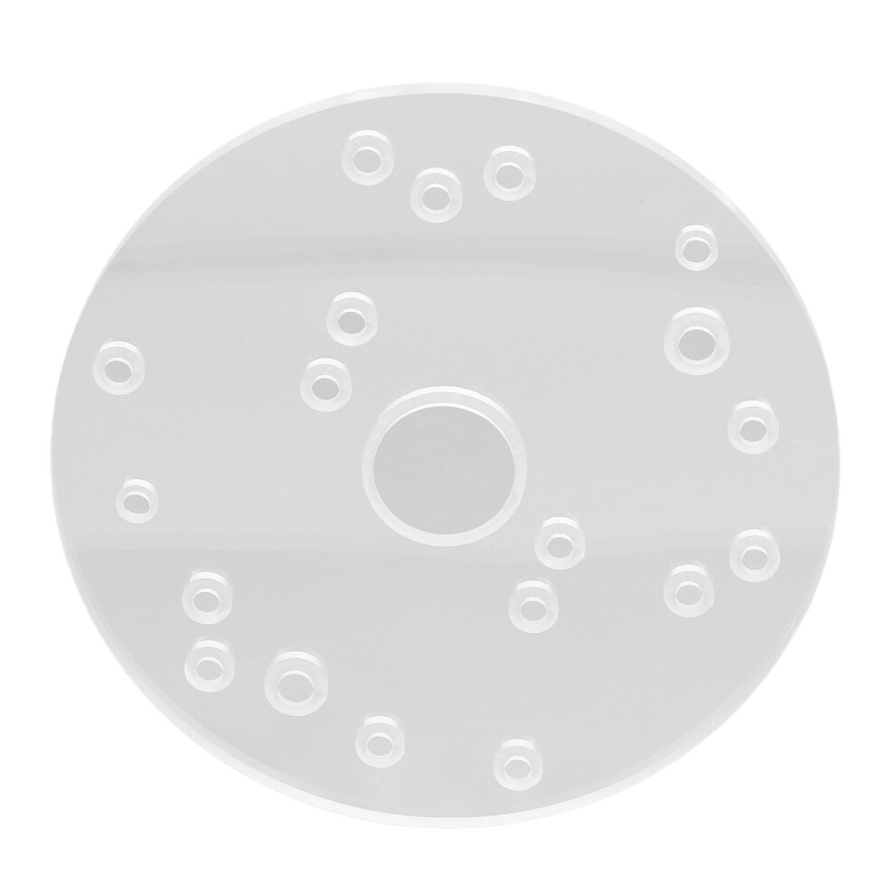Universal Router Plate Kit Acrylic Baseplate For Bosch 6 1/2In With Centering Pin 5011321704480