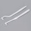 Spazzolino da denti bianco con setole a ciuffi e set interdentale, 2 pezzi, Standard 7