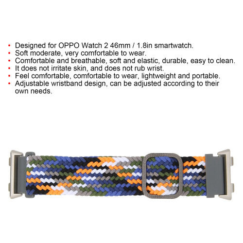 Reloj 2 46mm Denim 22mm correa de bucle elástico 2