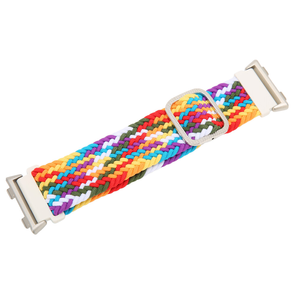 Adjustable Smartwatch Strap For Oppo Watch 2 46Mm Knitting Elastic Loop Watchband Replacementiridescence 4611321703974