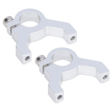3400-0032-0500 2 piezas de montaje con abrazadera, 1/2 pulgada anodizado M4