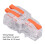 DF-12 Divisor de cables transparente, 30 uds., 0,2-4 mm² 12