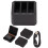 Kit di ricarica batterie 3x1300mAh, 3CH Osmo Action 2