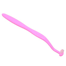 Cepillo interdental de cabeza suave Pro portátil rosa