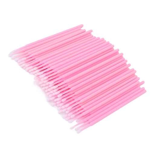 400 piezas de aplicadores micro flexibles transparentes 2