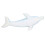 Modèle de dauphin de simulation 37 cm / 14,6 po en caoutchouc 5