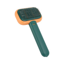Cepillo Slicker para pelo de perro 9x18cm naranja/verde