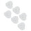 100PCS Eyelash Extension Glue Rings Disposable Heart Shape False Eyewinker Blossoming Cups ToolsWhite 1
