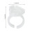100PCS Eyelash Extension Glue Rings Disposable Heart Shape False Eyewinker Blossoming Cups ToolsWhite 6