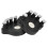 2 pièces Exerciseur de doigts pour piano ABS + silicone noir 1