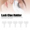 100PCS Eyelash Extension Glue Rings Disposable Heart Shape False Eyewinker Blossoming Cups ToolsWhite 9