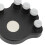 2 pièces Exerciseur de doigts pour piano ABS + silicone noir 11