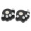 2 pièces Exerciseur de doigts pour piano ABS + silicone noir 13