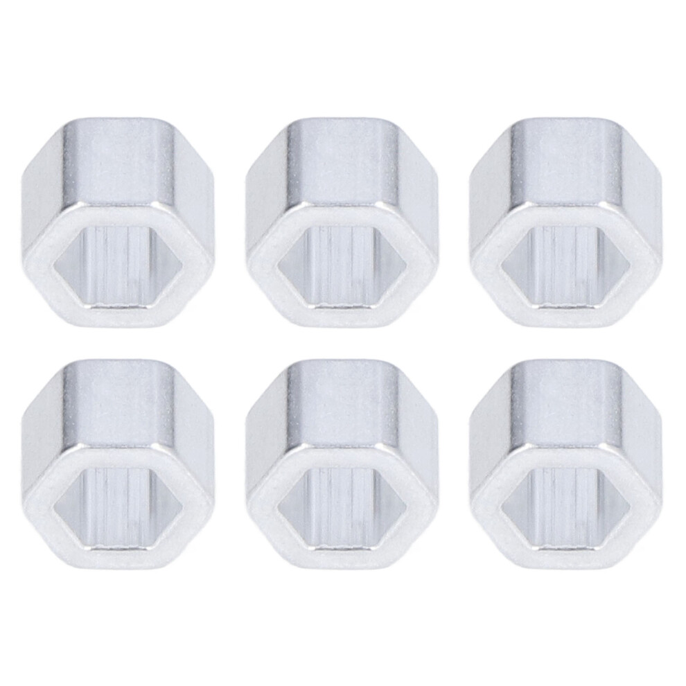 12Pcs Hex Hole Aluminum Spacer Corrosion Resistant Hex Gasket For Motor Shaft 8Mm Inner Diameter3520â4012Â0080 8Mm L 8771321706651