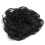 Perruque noire pour animal de compagnie 30-60cm bande élastique réglable 13