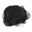 Perruque noire pour animal de compagnie 30-60cm bande élastique réglable 3