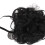 Perruque noire pour animal de compagnie 30-60cm bande élastique réglable 11