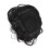 Perruque noire pour animal de compagnie 30-60cm bande élastique réglable 8