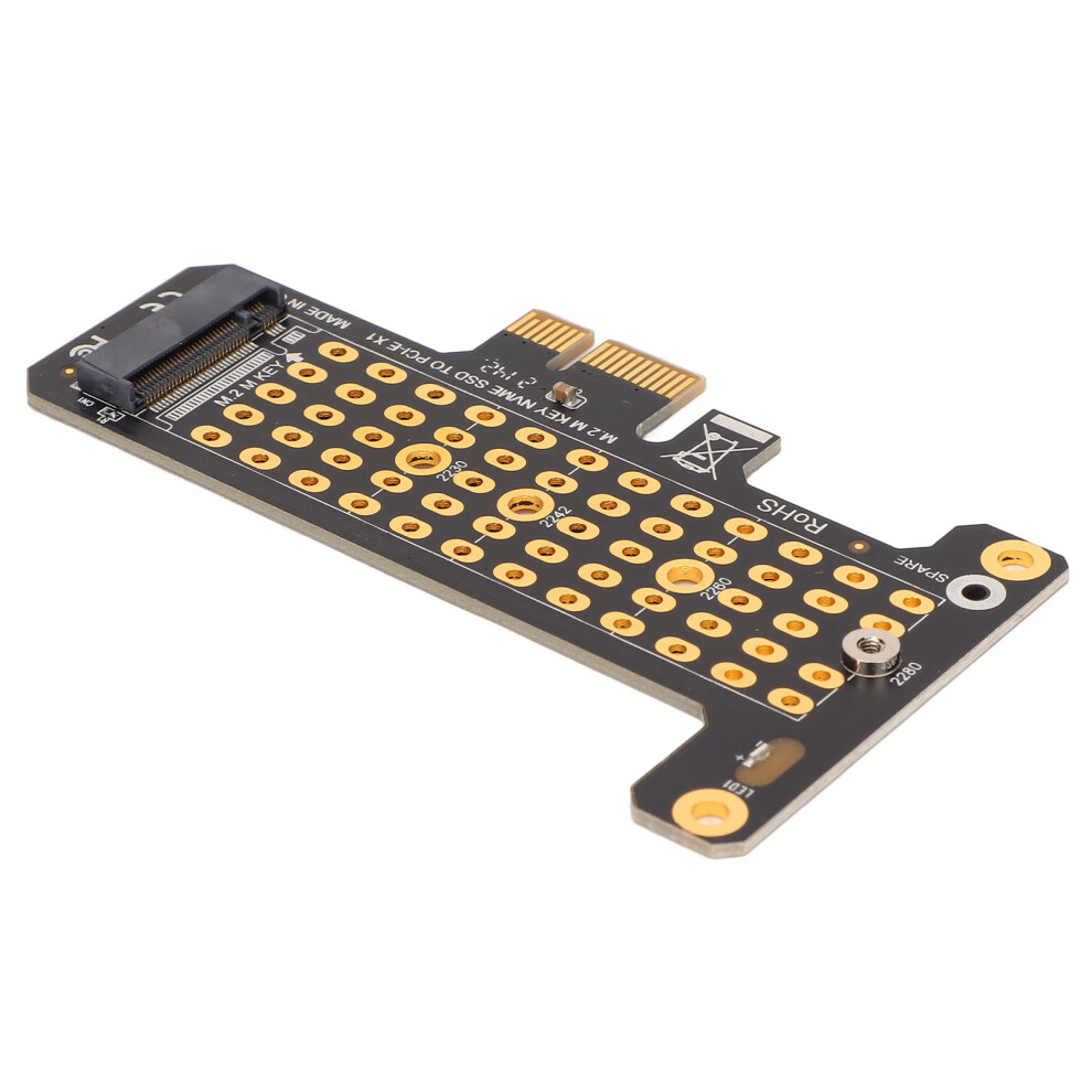 Nvme M.2 To Pcie X1 Riser Card Aluminum Heat Transfer Design Half Height Baffle Nvme Pcie Adapter For Win For Desktop 4131321706664