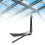 Abreventanas solar de aluminio, 7 kg, 33,5 x 4,5 cm 14